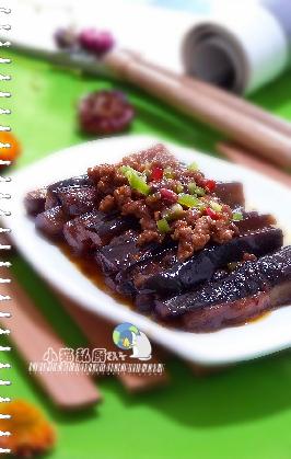 肉末扒茄条 肉末扒茄条