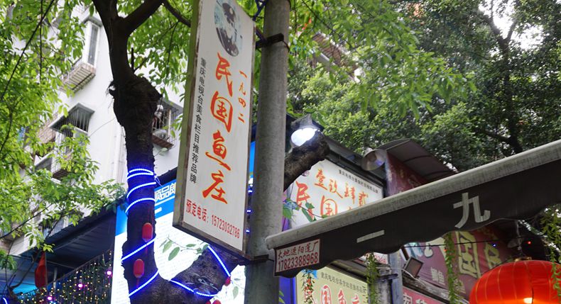 隐藏的重庆城区的一家情感美食店 民国鱼庄 